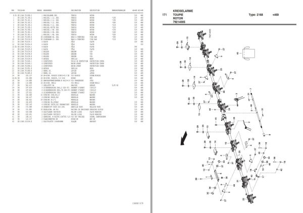 Pottinger Agricultural Hit 10.11 T Parts Catalog 1