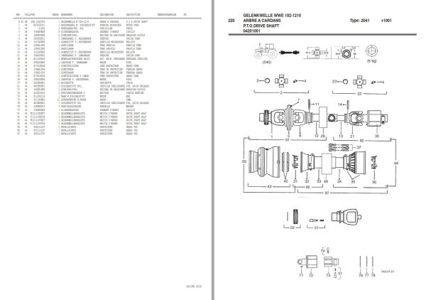 Pottinger Agricultural Hit 470 N H Parts Catalog 1
