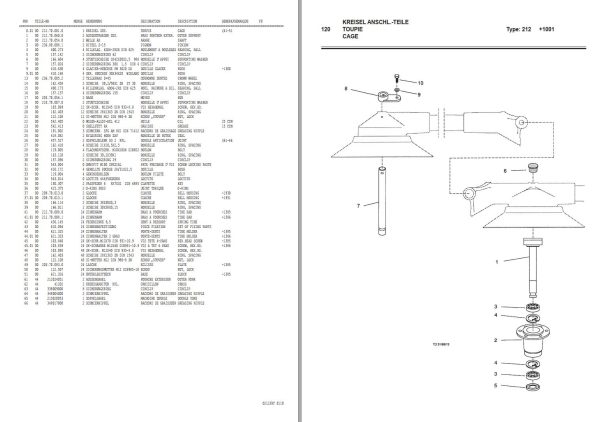 Pottinger Agricultural Hit Eurohit 58 N Parts Catalog 1