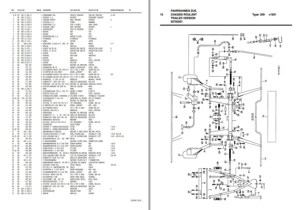 Pottinger Agricultural Hit Eurohit 69 NZ AZ Parts Catalog 1