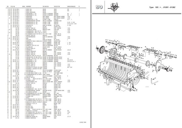 Pottinger Agricultural Ladeprofi 4 Parts Catalog 1