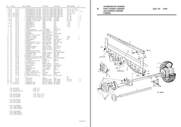 Pottinger Agricultural Ladeprofi II 2 Profimatic Parts Catalog 1