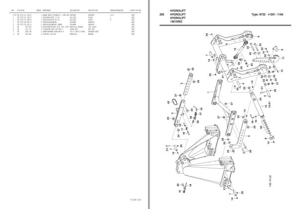 Pottinger Agricultural Lion 3002 Parts Catalog 1