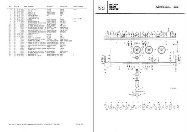 Pottinger Agricultural Lion 4500 Parts Catalog 1