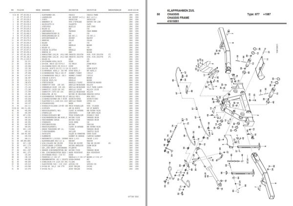 Pottinger Agricultural Lion 6000 Parts Catalog 1