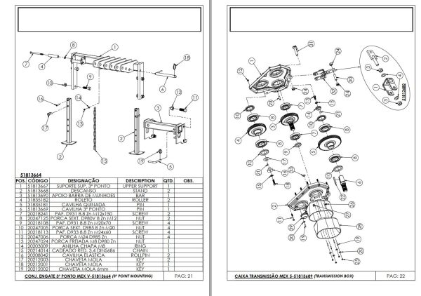 Pottinger Agricultural MEX 5 Parts Catalog 1