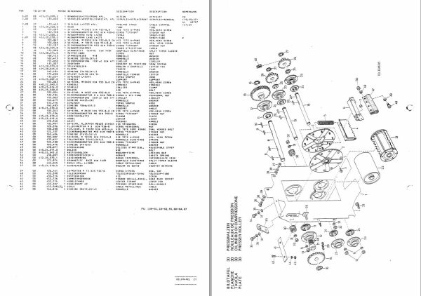 Pottinger Agricultural MEX I K Operating Instruction Parts Catalog 1