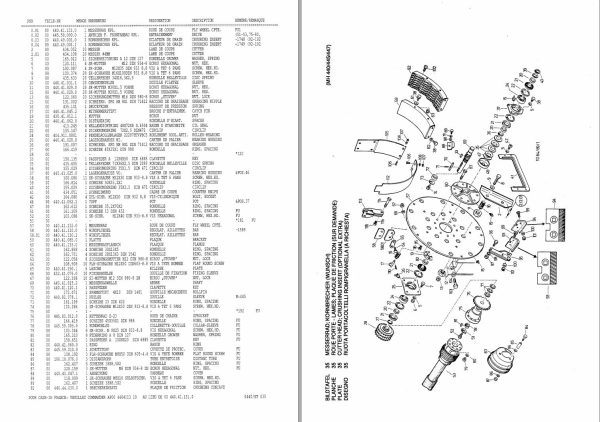 Pottinger Agricultural MEX III Parts Catalog 1