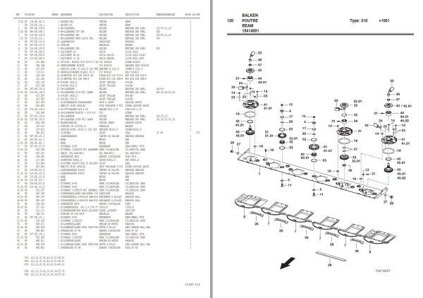 Pottinger Agricultural Nova Alpin 261 Parts Catalog 1