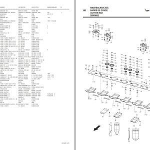Pottinger Agricultural Novacat 305 Heck Parts Catalog 1