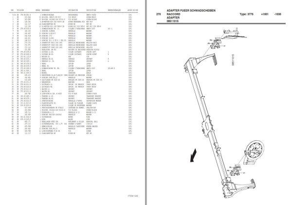 Pottinger Agricultural Novacat 402 Parts Catalog 1