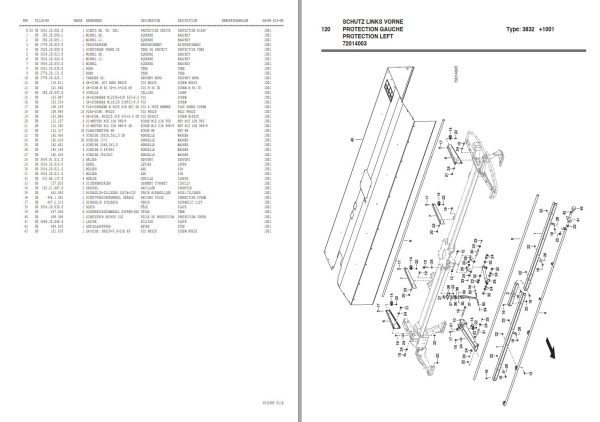 Pottinger Agricultural Novacat S 10 Parts Catalog 1