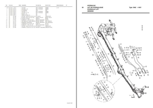 Pottinger Agricultural Novacat T8 Parts Catalog 1