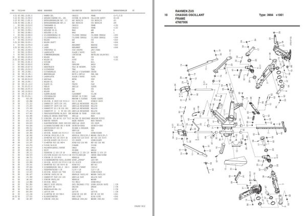 Pottinger Agricultural Novadisc 900 Parts Catalog 1