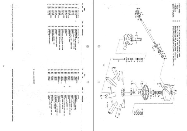 Pottinger Agricultural Schwadkreisel 391 Parts Catalog 1