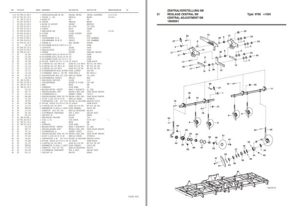 Pottinger Agricultural Synkro 6003 K Parts Catalog 1