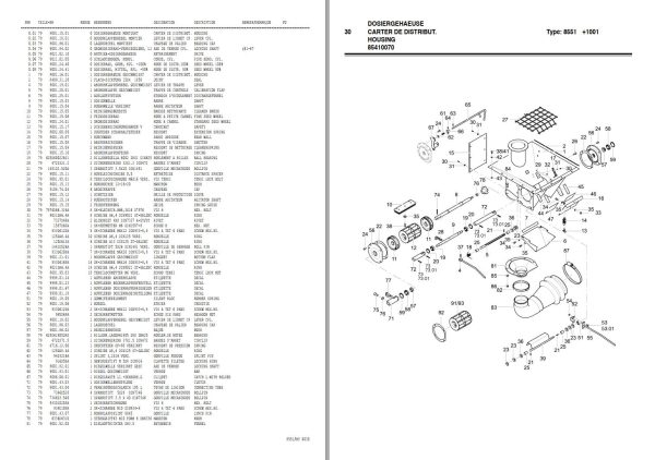 Pottinger Agricultural Terrasem 3000 4000 Parts Catalog 1