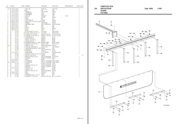Pottinger Agricultural Top 422 Parts Catalog 1