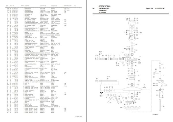 Pottinger Agricultural Top Eurotop 380 F H Parts Catalog 1