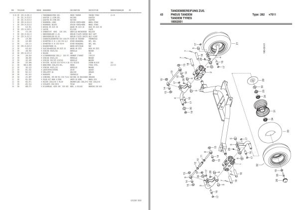 Pottinger Agricultural Top Eurotop 380 N Parts Catalog 1