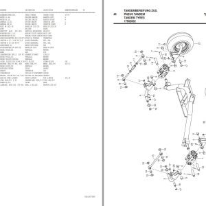 Pottinger Agricultural Top Eurotop 420 421 N Parts Catalog 1