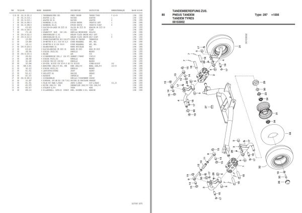 Pottinger Agricultural Top Eurotop 620 N Parts Catalog 1