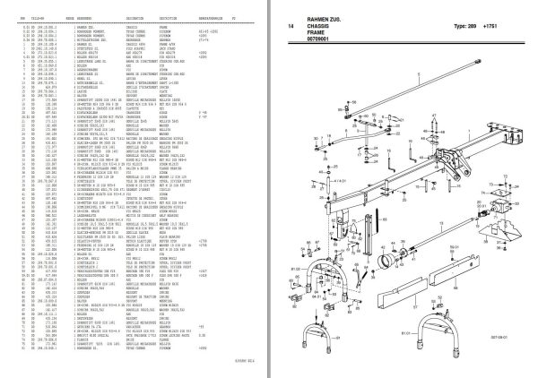 Pottinger Agricultural Top Eurotop 770 701 A Parts Catalog 1