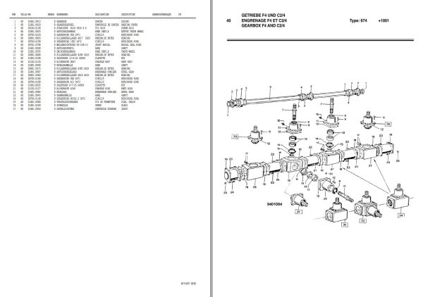 Pottinger Agricultural Twist 15001 TD Parts Catalog 1