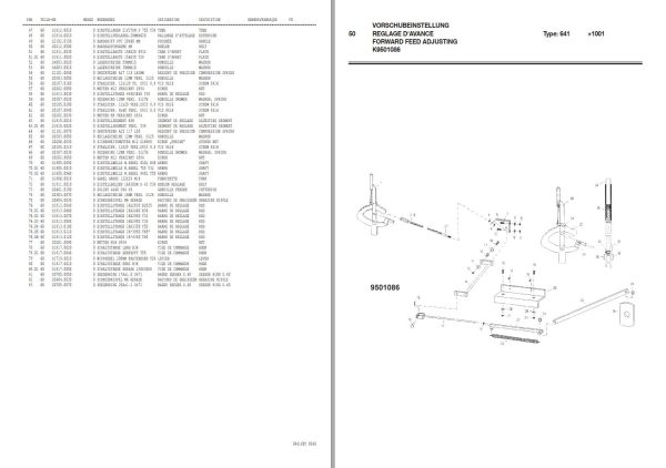 Pottinger Agricultural Twist 3501 Parts Catalog 1