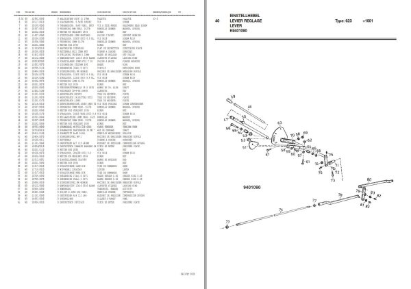Pottinger Agricultural Twist 4000 Alpin Parts Catalog 1