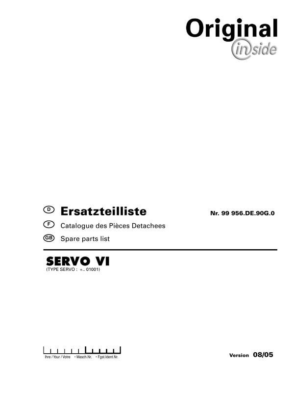 Pottinger Agricultural VI Parts Catalog