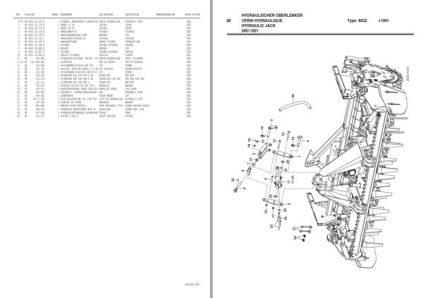 Pottinger Agricultural Vitasem 302 ADD Parts Catalog 1
