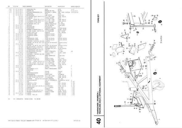 Pottinger Agricultural WID L Plus Parts Catalog 1