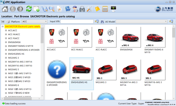SAIC MOTOR EPC Update 05.2024 Electronic Parts Catalog 6
