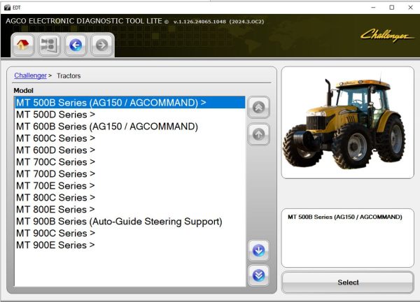 Tool AGCO EDT V1.126.24065.1048 2024.3.OC2 07.2024 Diagnostic Solution 4