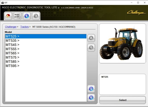 Tool AGCO EDT V1.126.24065.1048 2024.3.OC2 07.2024 Diagnostic Solution 5