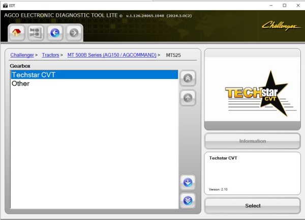 Tool AGCO EDT V1.126.24065.1048 2024.3.OC2 07.2024 Diagnostic Solution 6