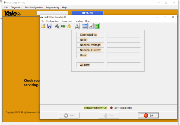 Yale PC Service Tool v5.3 2024 Diagnostic Software Zapi PC Can Console 2.20 Programming Unclocked 2