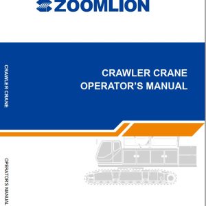 Zoomlion Crawler Crane ZCC1100H Lifting Capacity Chart