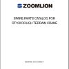 Zoomlion Rough Terrain Crane RT100 Parts Manual