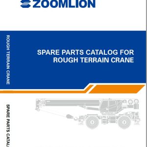 Zoomlion Rough Terrain Crane RT35 Parts Manual