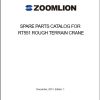 Zoomlion Rough Terrain Crane RT60 Parts Manual