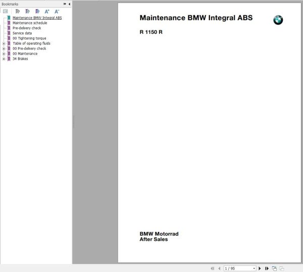 BMW Motorcycles Collection 1.04 GB PDF Repair Maintenance Document 2