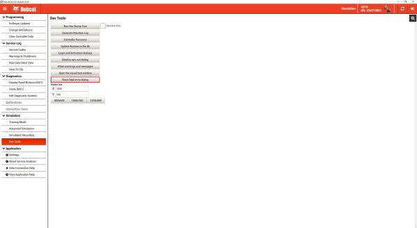 Bobcat Service Analyzer v92.06 05.2024 Diagnostic Solution Remote 10