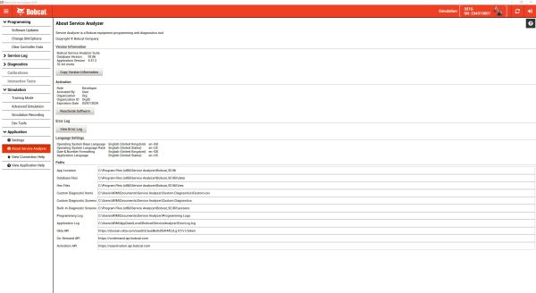 Bobcat Service Analyzer v92.06 05.2024 Diagnostic Solution Remote 2