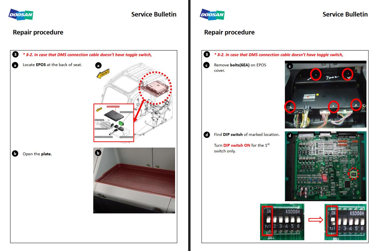 Doosan Excavator DX 3 Ver 1.13 EPOS Software Upgrade 1 15