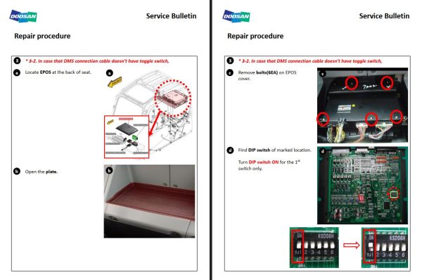Doosan Excavator DX 3 Ver 1.13 EPOS Software Upgrade 1 16