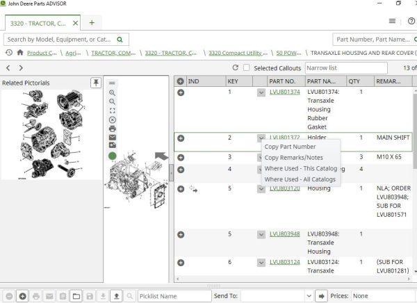 EPC John Deere Parts Advisor Parts List 06.2024 4