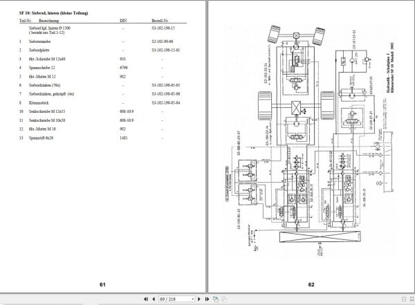 Franz Kleine Agricultural Hydraulic Diagram and Parts Catalog 4
