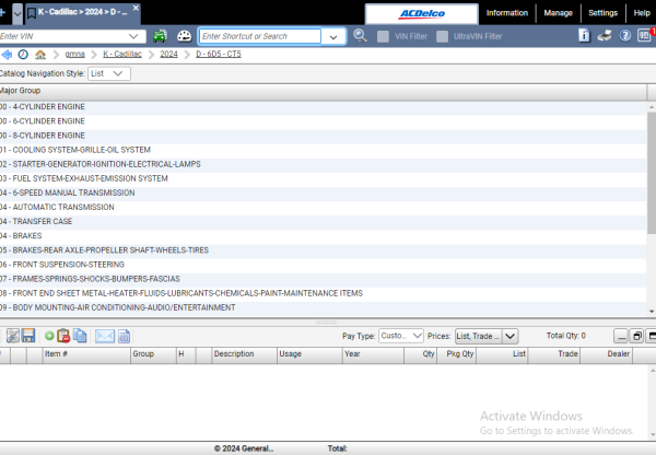 General Motors GMNA EPC 06.2024 Spare Parts Catalogue VMWARE 2